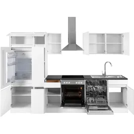 OPTIFIT Küchenzeile Roth 300 cm grau
