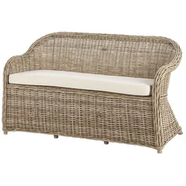 Beliani Gartenbank 150 cm Beige