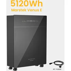 Marstek Venus-E 5,12kWh Speicher für Balkonkraftwerk AC gekoppelt All-in-One Solarspeicher