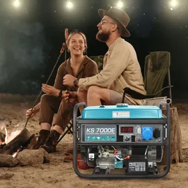 Könner & Söhnen KS 7000E Stromerzeuger Strom generator Benzin Notstromaggregat 5.5 kW