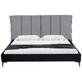 Hti-Living HTI-Living, Bett, Doppelbett 180 x 200 cm Roxbury Hahnentritt Schwarz-Weiss (180 x 200 cm)