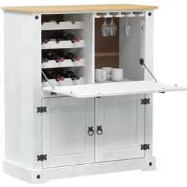 vidaXL Weinschrank 97 x 45 x 114 cm Weiß