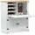 vidaXL Weinschrank 97 x 45 x 114 cm Weiß