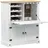 vidaXL Weinschrank 97 x 45 x 114 cm Weiß