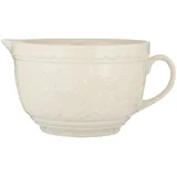 Mason Cash IN THE MEADOW Steingut Teigschüssel groß 1,9L, 13x19x25 cm, mit Blumenmotiv, spülmaschinenfeste, splitterresistente Rührschüssel für Brotteig & Kuchenteig, glasierte große Schüssel