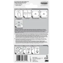 Command 3M 17024 CommandTM Poster Strips (L x B) 46mm x 15mm Weiß Inhalt: 12St.