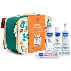 MUSTELA FAMILY ADVENTURES TERRACOTTA SUITCASE 5 pcs
