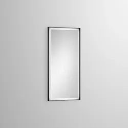 Alape Spiegel „Designspiegel“ 500 × 1000 mm in Mattschwarz