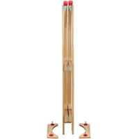 LARIX Holz-Faltschlitten klappbar 110 cm mit Zugseil