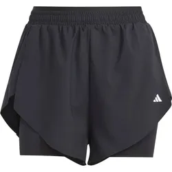 ADIDAS Damen Shorts Designed for Training 2-in-1, BLACK, XS