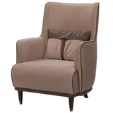 JVmoebel Lehnsessel 75 x 100 x 80 cm Beige