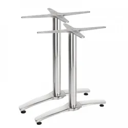 Bolero Doppeltischfuß Aluminium 67,3Cm Hoch