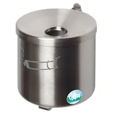 Proregal Robuster Ascher zur Wandmontage 2,4 Liter, HxBxT 16x15,5x15,5cm | Edelstahl