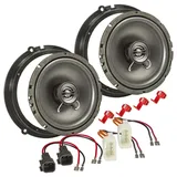 tomzz Audio 4015-011 TA16.5-Pro Lautsprecher Einbauset kompatibel mit Ford Fiesta B-Max C-Max Focus Mondeo 165mm Koaxial System