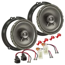 tomzz Audio 4015-011 TA16.5-Pro Lautsprecher Einbauset kompatibel mit Ford Fiesta B-Max C-Max Focus Mondeo 165mm Koaxial System