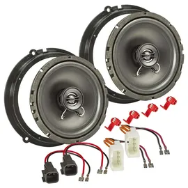 tomzz Audio 4015-011 TA16.5-Pro Lautsprecher Einbauset kompatibel mit Ford Fiesta B-Max C-Max Focus Mondeo 165mm Koaxial System