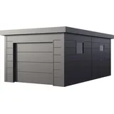 Telluria Gartenhaus Telluria Classico 3,58 x 6,28 m Grau