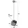 KAWOLA EDESSA 1-flg. 30 cm Glas silber