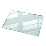 Tulup Tischplatte Transparent, Glas, Rechteckig, 120x0.4x80 cm Esszimmer, Tische, Esstische, Tischsysteme, Tischplatte