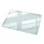 Tulup Tischplatte Transparent, Glas, Rechteckig, 120x0.4x80 cm Esszimmer, Tische, Esstische, Tischsysteme, Tischplatte