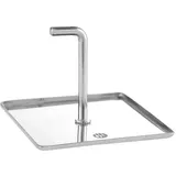 HENDI Speiseringe und Stampfer, quadratisch, 80x80x55 mm