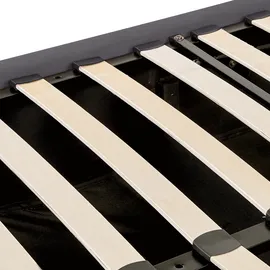 Beliani Beliani, Bett mit Stauraum Samtstoff Lubbon 140 x 200 cm