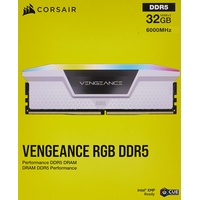 Corsair Vengeance RGB weiß DIMM Kit 32GB, DDR5-6000, CL36-44-44-96,
