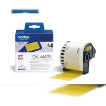 Brother Etiketten DK44605 Gelb 99 x 67 mm 10 Blatt