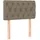 vidaXL Boxspringbett mit Matratze & LED Taupe 80x200 cm Stoff
