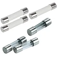 Eska 10 Stück ESKA G-Sicherungseinsatz Feinsicherung F 500mA 5x20mm 520.614 flink (F) Glasrohr