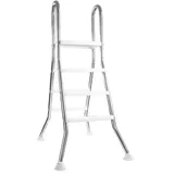 Evolution Hochbeckenleiter EVOLUTION V2A Edelstahl 2x 3 Stufen mit Plattform Kunststoff