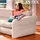 Intex Innen-ecksofa - Beige - 257x203x76 cm