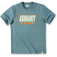 CARHARTT Heavyweight Graphic T-Shirt, türkis, Größe XL
