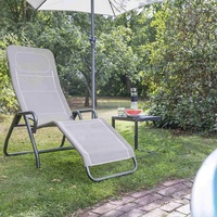 Siena Garden Bito Kippliege 139 x 72 x 118 cm taupe