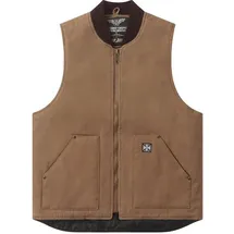 West Coast Choppers Heavy Duty Weste - Brown - 4XL