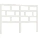 vidaXL Kopfteil Weiß 156x4x100 cm Massivholz Kiefer