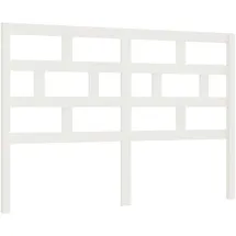 vidaXL Kopfteil Weiß 156x4x100 cm Massivholz Kiefer