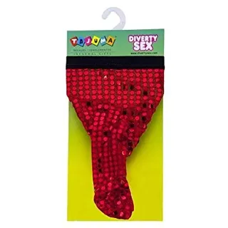 Musical Pailletten Red Tanga Trompa