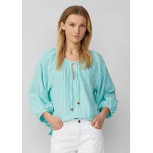 s.Oliver Klassische Bluse mit Raglan Ärmeln, blau