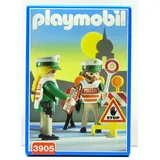 POLIZEI STRASSENSPERRE KONTROLLE Playmobil 3905 v.`97 zu Police Grün OVP NEU RAR