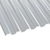 PET Spundwandplatte | 70/18 | 1,10 mm | Klar | Blueline | 2,00 m