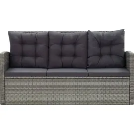 vidaXL Garten-Essgruppe 5-tlg. grau 46115