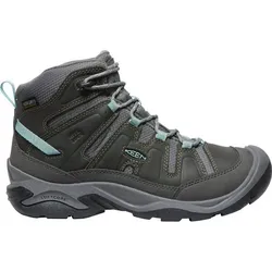 KEEN Damen Trekkingstiefel CIRCADIA MID WP W-STEEL, STEEL GREY/CLOUD BLUE, 38