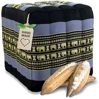 Livasia Würfelkissen quadratisch - 40x40x40cm - Sitzhocker mit organischem