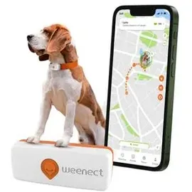 Weenect XS GPS Tracker für Hunde Schwarz/Weiß
