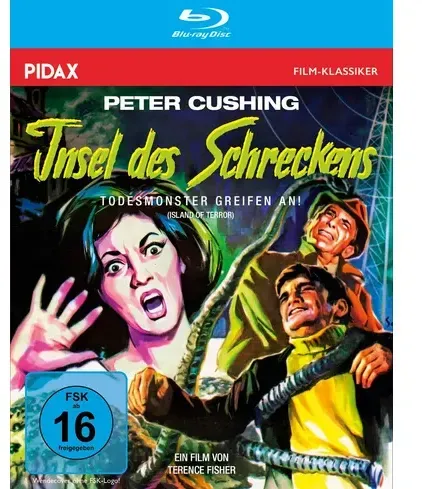 Insel des Schreckens (Island of Terror) / Grusel-Schocker mit Starbesetzung (Pidax Film-Klassiker)