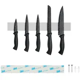 Sampoes Magnetleiste Messer 30cm, Edelstahl Messerhalter Magnetisch, Magnet Messerhalter Schraube, Magnetleiste Selbstklebend für Messer und Utensilien