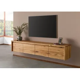 MASSIVMOEBEL24.DE PURE OAK Lowboard 220x40x40 cm Beige Massivholz