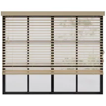 cocoon home concepts Holz-Jalousie 180 x 175 cm Beige