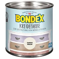 Bondex Kreidefarbe Sandig Braun 0,5 l